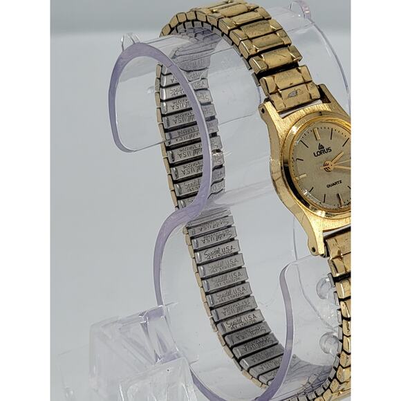 1980s Lorus Gold Plated v236-0080 Ladies Quartz watch main image 4